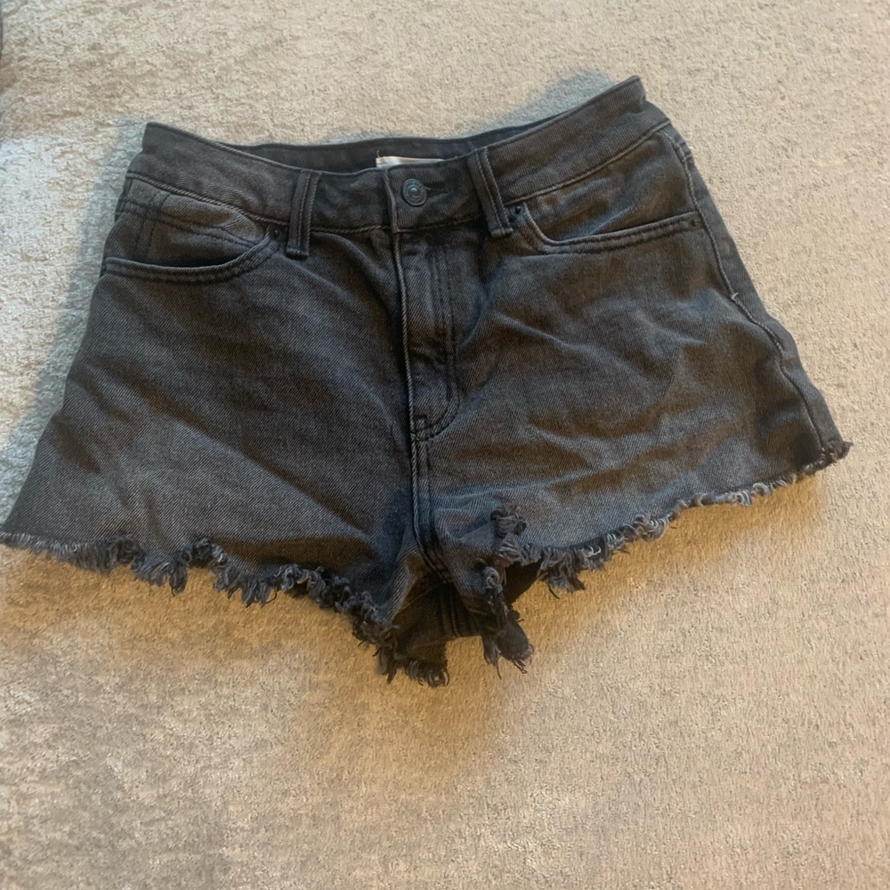 Black Denim shorts